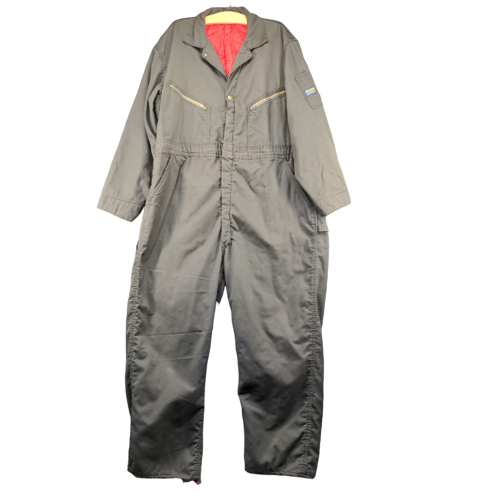 OshKosh B'Gosh Sanforized Insulated Coveralls Green Size L Vintage Union Made